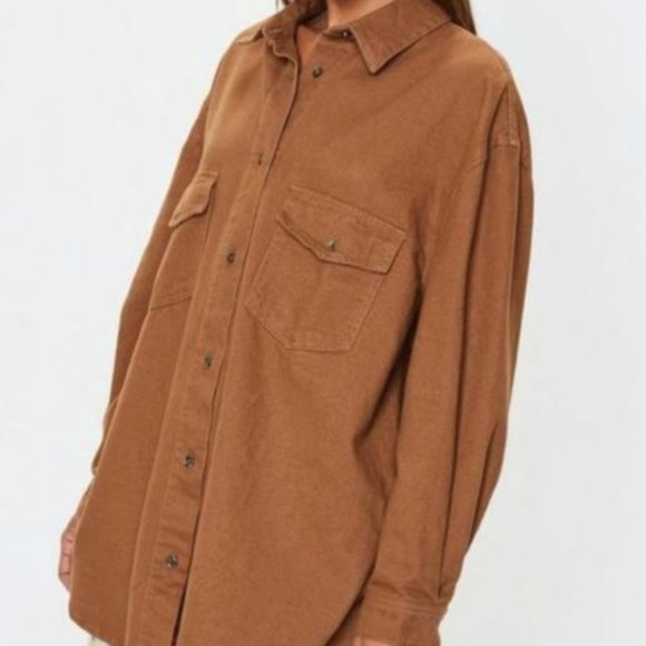 Missguided Tops - Oversized Button Up